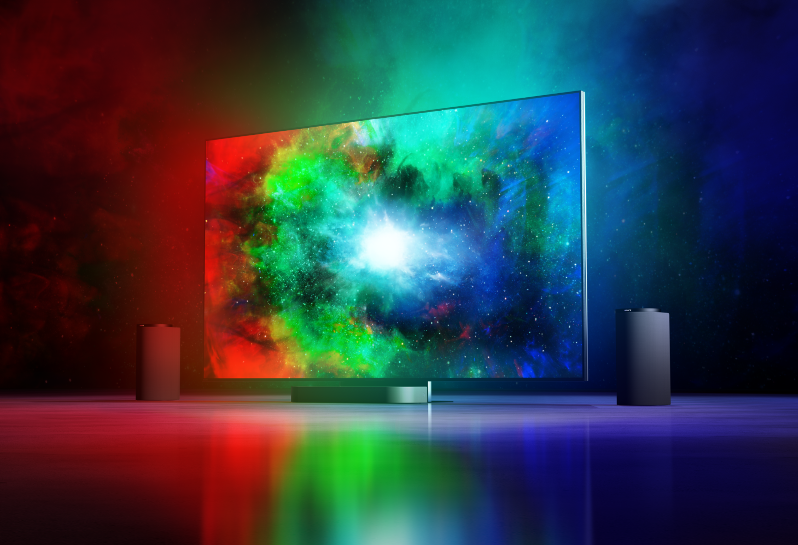 Nov BRAVIA Theatre Trio in televizor BRAVIA True RGB z barvnim zaslonom.